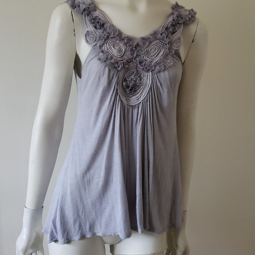 Blu Heaven Gray Tank Size S